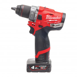 M12 FPD-402X - TRAPANO COMPATTO A PERCUSSIONE 12 VOLT 4,0 AH TECNOLOGIA FUEL VALIGETTA HEAVYDUTY MILWAUKEE