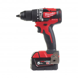 M18 CBLPD-502C - TRAPANO BATTENTE 18 VOLT 5,0AH COMPACT BRUSHLESS MILWAUKEE