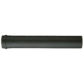 TUBO PELLET NERO OPACO cm8x100