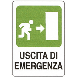 CART.USCITA EMERG. A DX  30x20